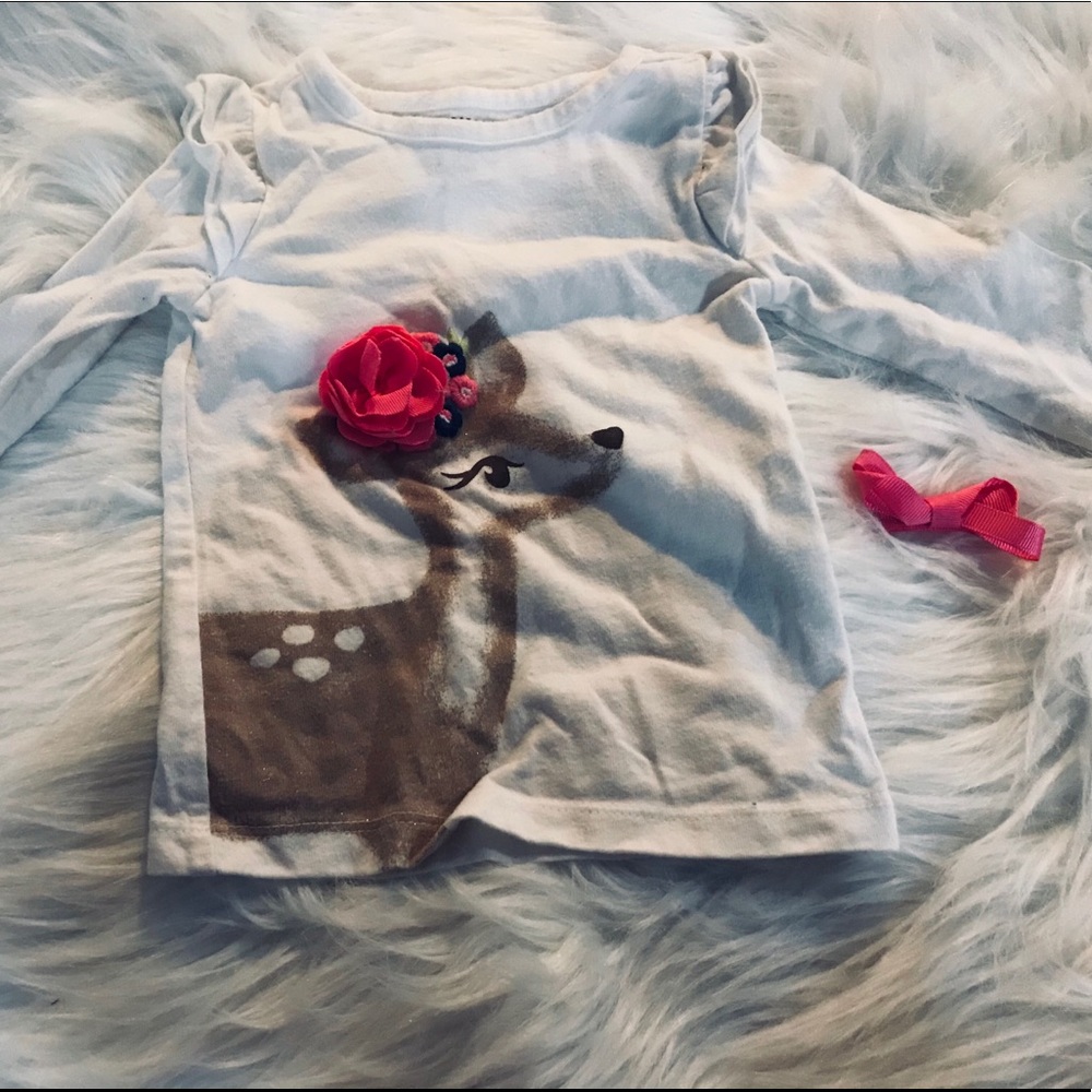 Rudolph Holiday Shirt Gymboree 6-12 months